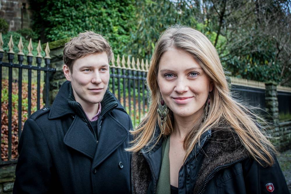  Berufsmusiker Florian Franke und Lehramtsstudentin Charlotte Jeschke lieben ausverkauften Konzerte vor kleinem Publikum. 