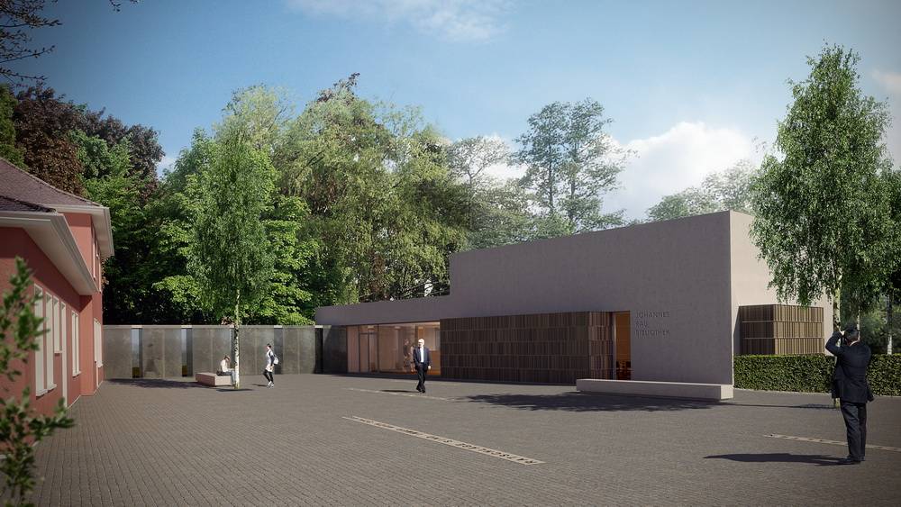 So soll das Gebäude aussehen. 
