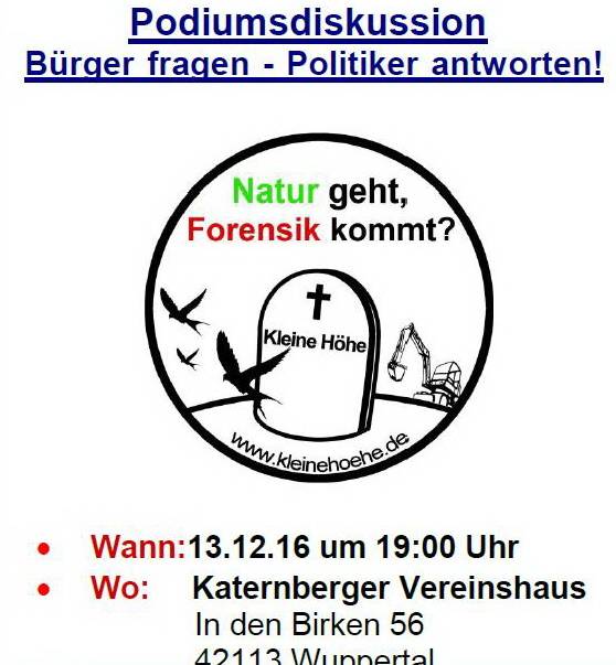 Diskussion über Forensik-Standort