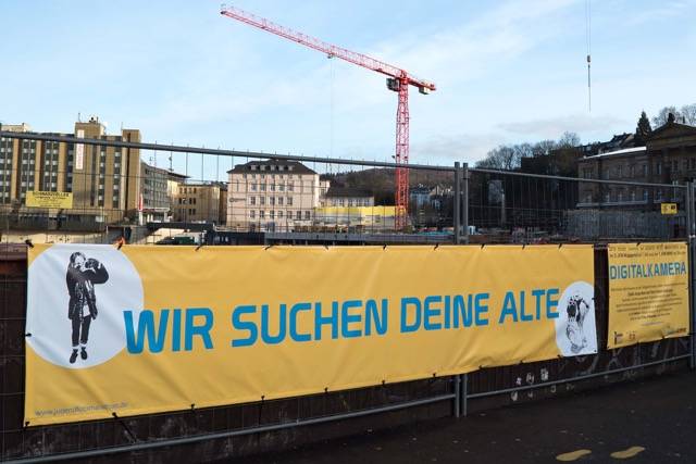  Mit dieser witzigen Aktion werden Kamera-Spender gesucht. 