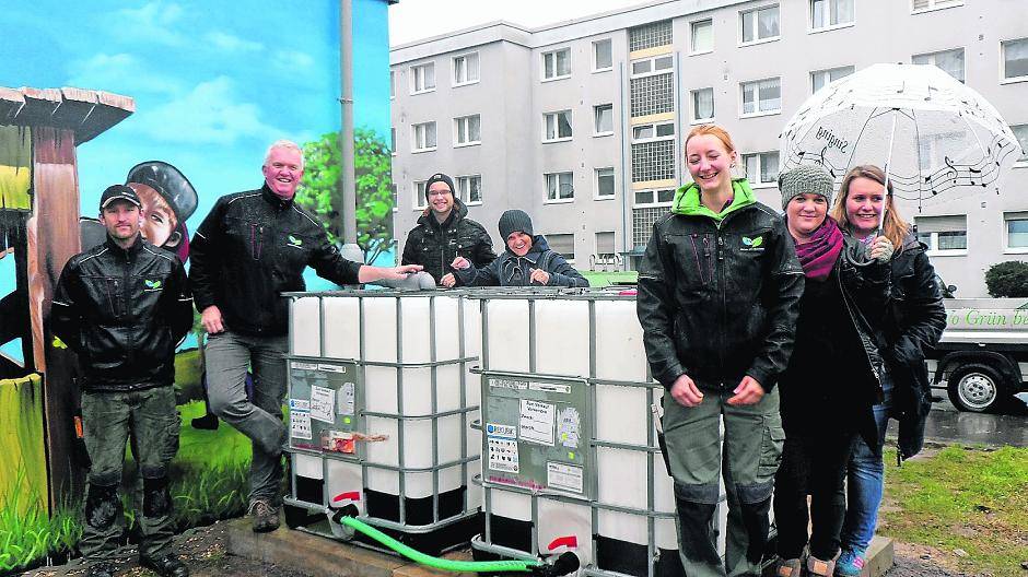 Kein Wassermangel an der „PflanzBar“