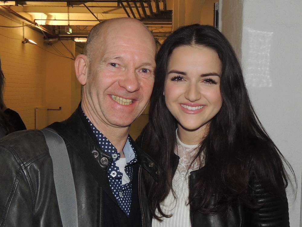  Peter Bergener mit Laura Pinski, die das Superfinale nur knapp verpasste. 