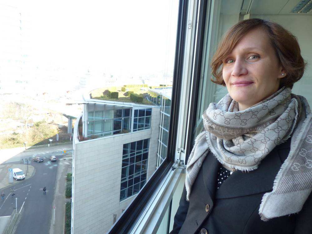  Olivia Spiker hat die Elberfelder City mit der gesperrten B7 seit Mai 2014 immer im Blick. 