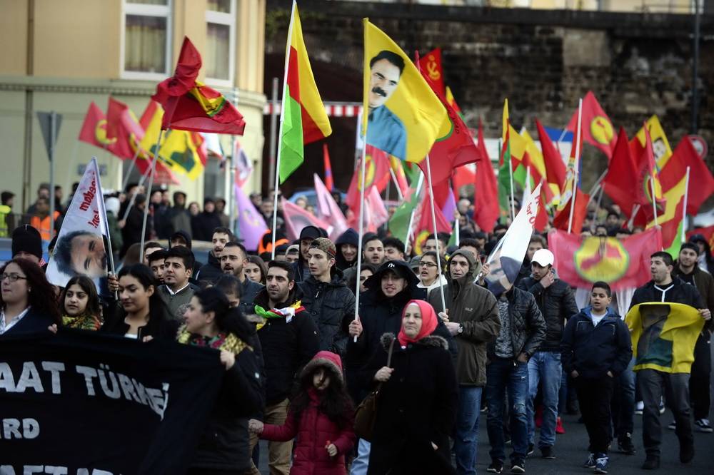 Friedliche Kurden-Demo