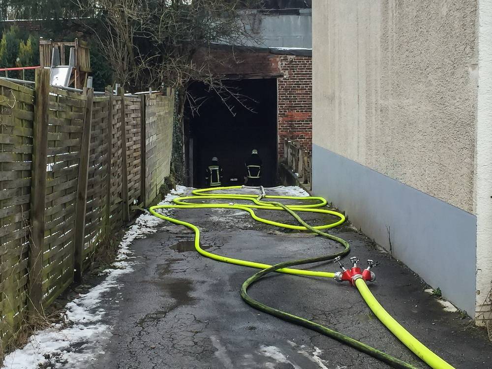 Brand in Wichlinghauser Halle