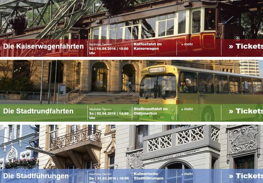  Besonders beliebt - die Touren. 