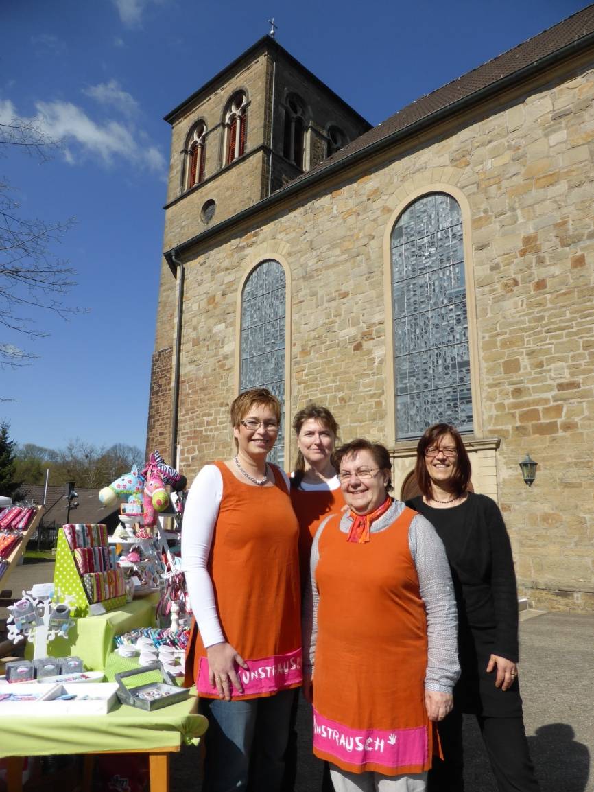  Regine Rottsieper, Andrea Dewald, Maria Schneider und Ute Scholl-Halbach sind das erfolgreiche „Kunstrausch“-Quartett. 