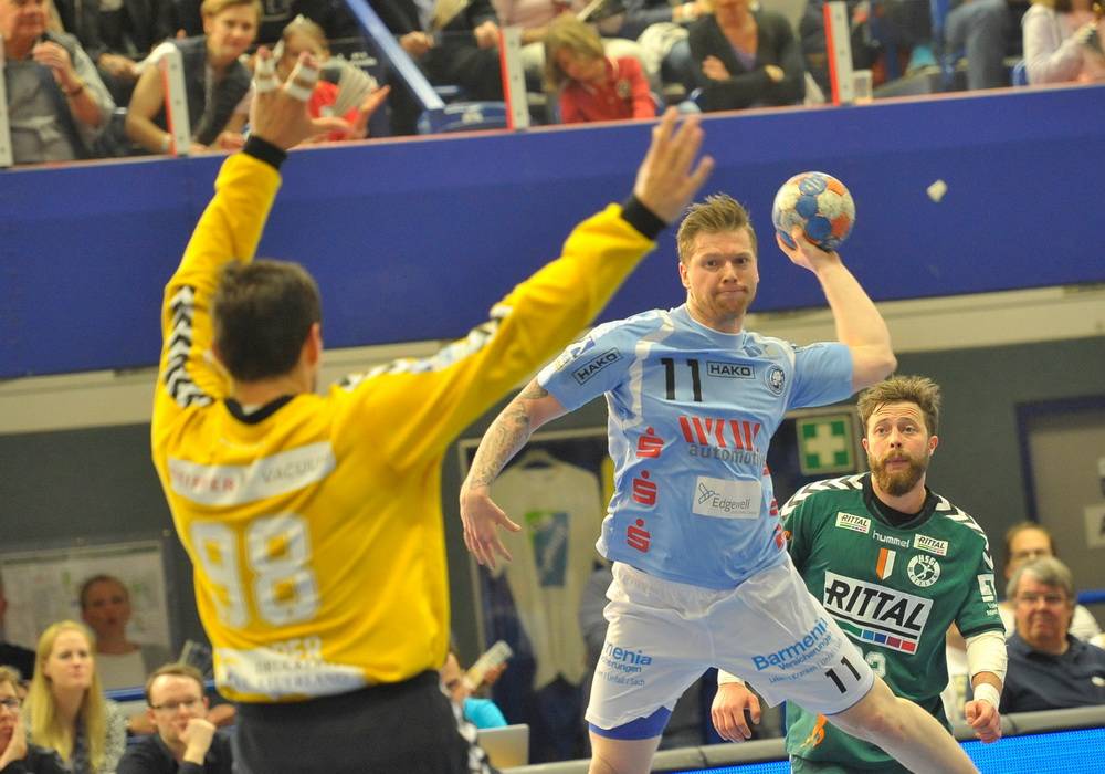  Arnor Gunnarsson in Aktion. 