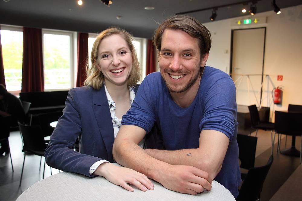  Victoria Schmidt und Alexander Peiler wollen im August mit Jugendlichen aus Marburg, Wuppertal und Jenin im Westjordanland ein Filmprojekt realisieren. 