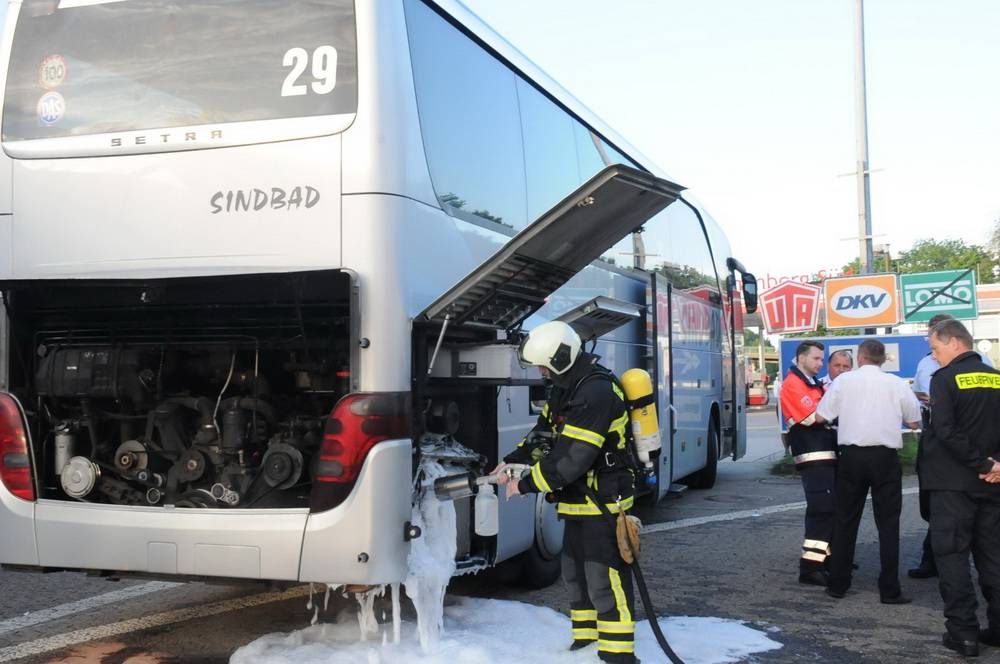 A46: Bus-Motor brannte