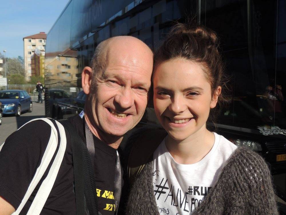  Peter Bergener mit Francesca Michielin. 