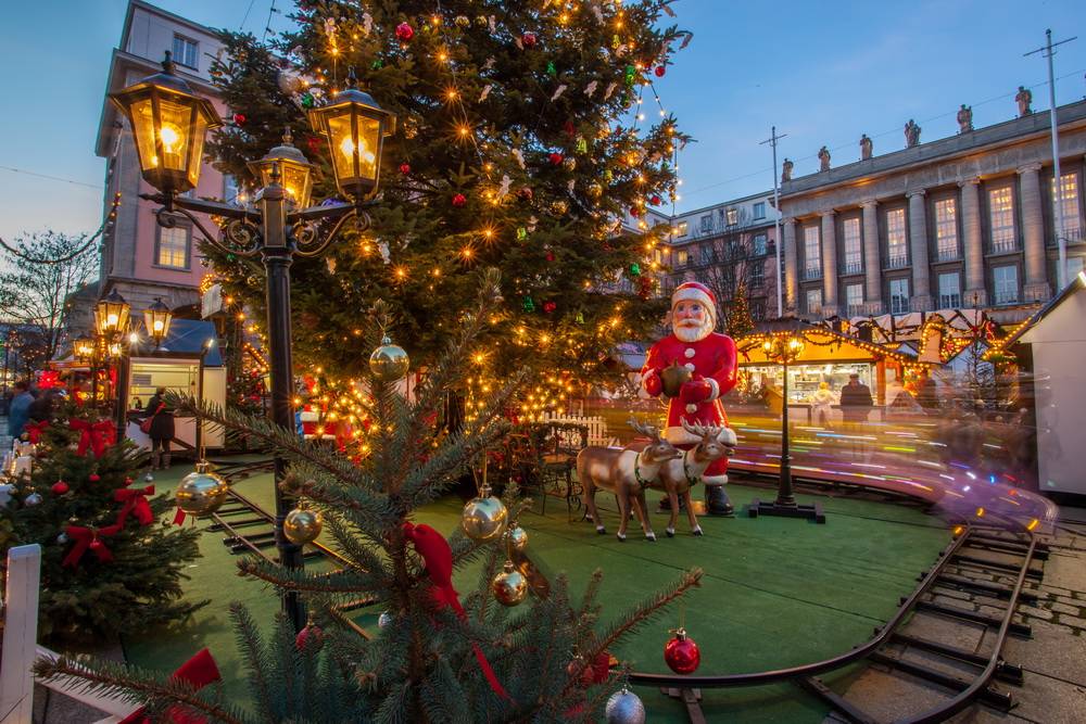  Impression vom Barmer Weihnachtsmarkt. 