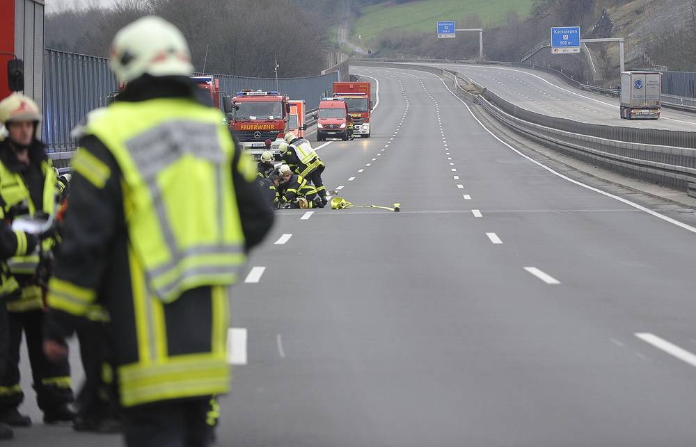  Nichts ging mehr auf der A1. 
