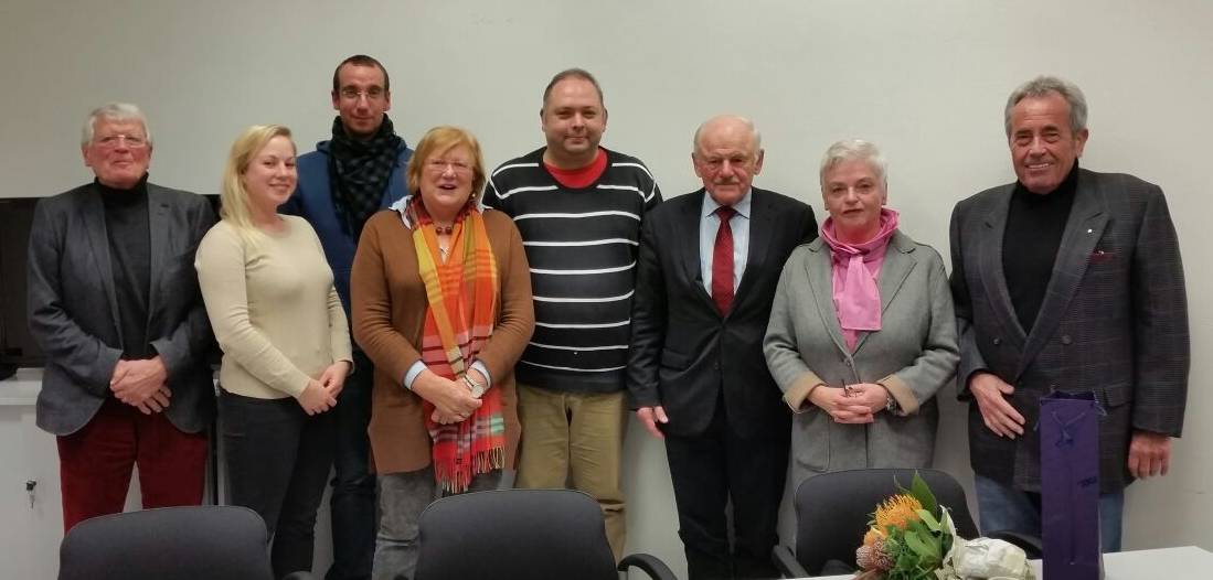 Der Vorstand (v.l.): Volker Rösener, Nadia