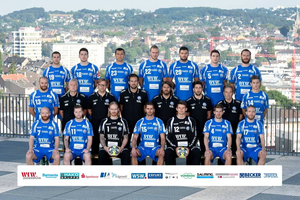  Das offizielle Mannschaftsfoto des BHC. 