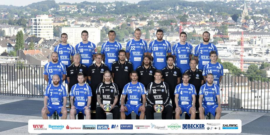  Der BHC auf der Dachterrasse der Barmenia. 