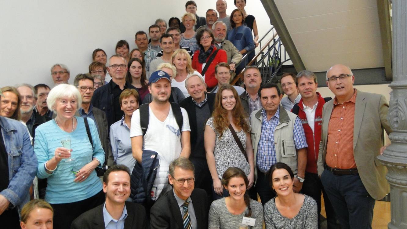  Fast alle auf einen Blick: 47 ganz verschiedene Wuppertaler haben sich in der ersten Bürgerwerkstatt vier Tage lang mit dem Thema Seilbahn beschäftigt.  