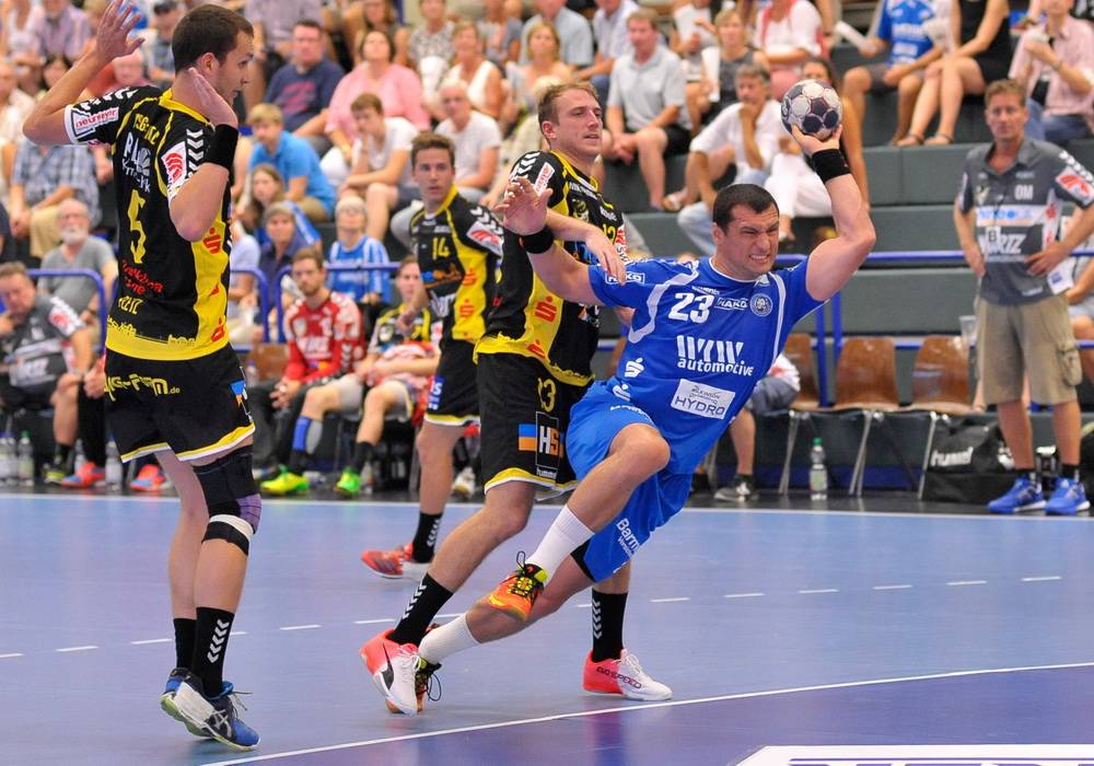  Neuzugang Uros Vilovski will sich auch in Leipzig kraftvoll durchsetzen. 