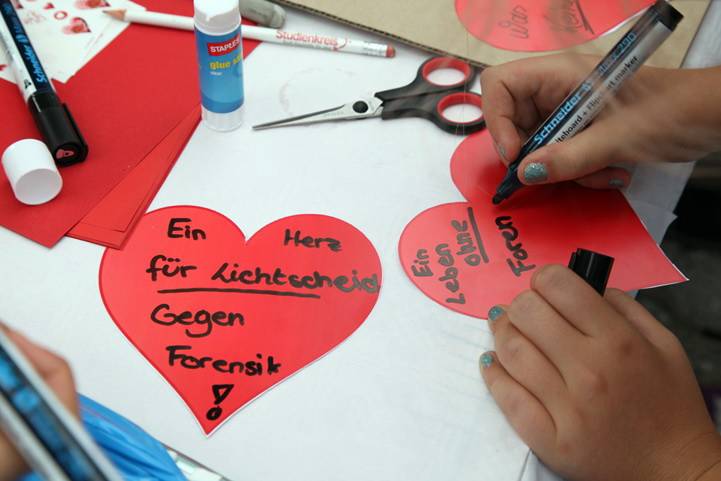  Mit zahlreichen Aktion wehren sich die Anwohner auf Lichtscheid seit Jahren gegen den Bau einer Forensichen Klinik. 