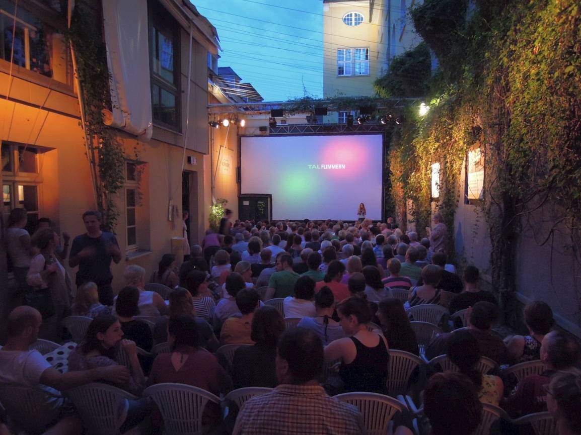  3500 Menschen besuchten in diesem Jahr das Open-Air-Kino.  