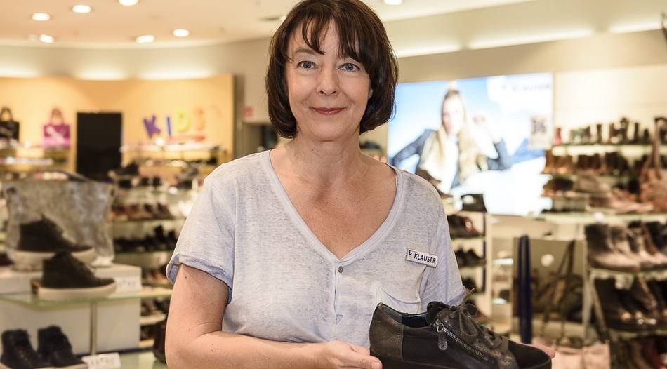Gabriele Hink vom Schuhhaus Klauser: Der Tag der 20.000 Schuhe