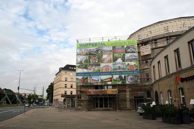 Schöner Wuppertal-Banner für den guten Zweck