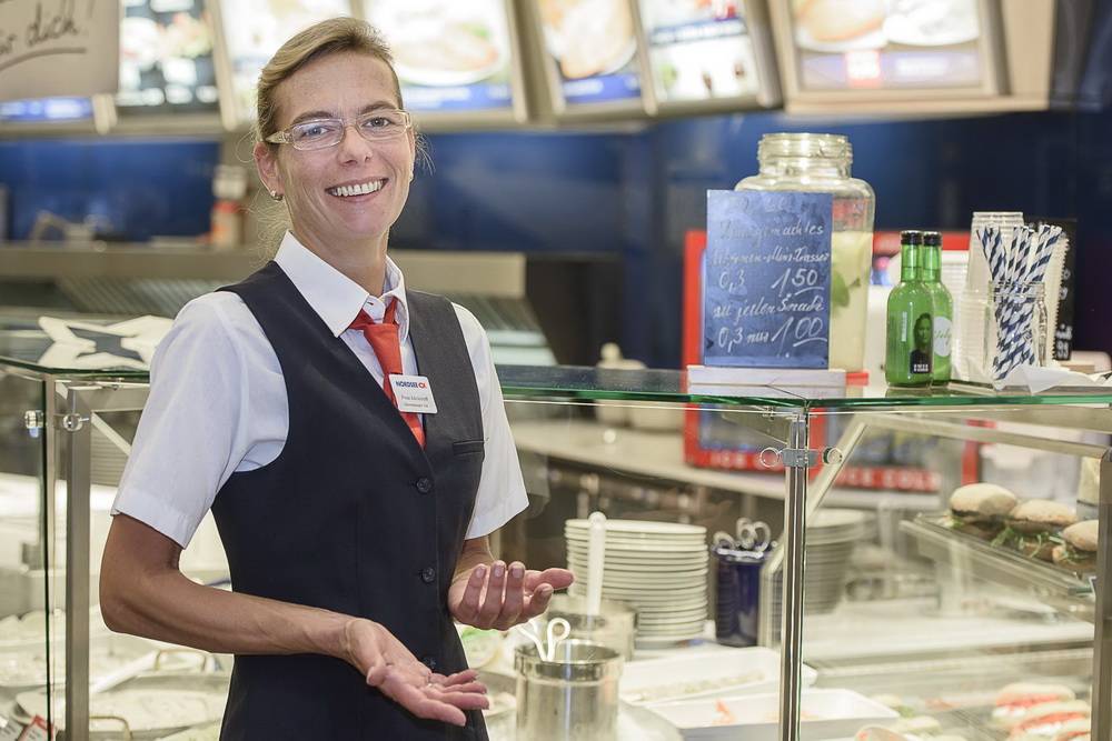  Susanne Lückerath vom Nordsee-Restaurant hatte schon Kunden, denen ihr Wunsch scheinbar von den Augen abgelesen wurde. 