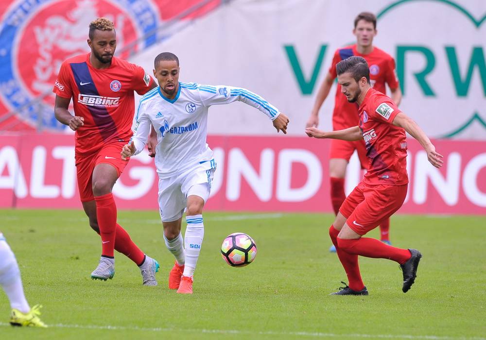 Ex-Nationalspieler Sidney Sam lief für die Königsblauen auf.