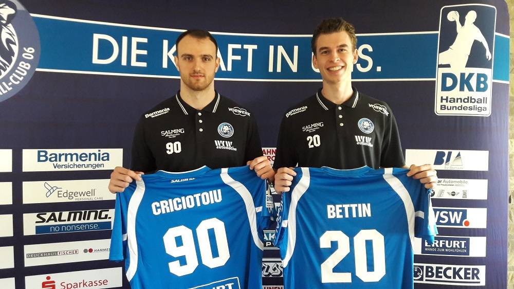 Criciotoiu und Bettin kommen