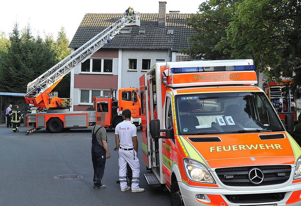 Verletzter nach Verpuffung