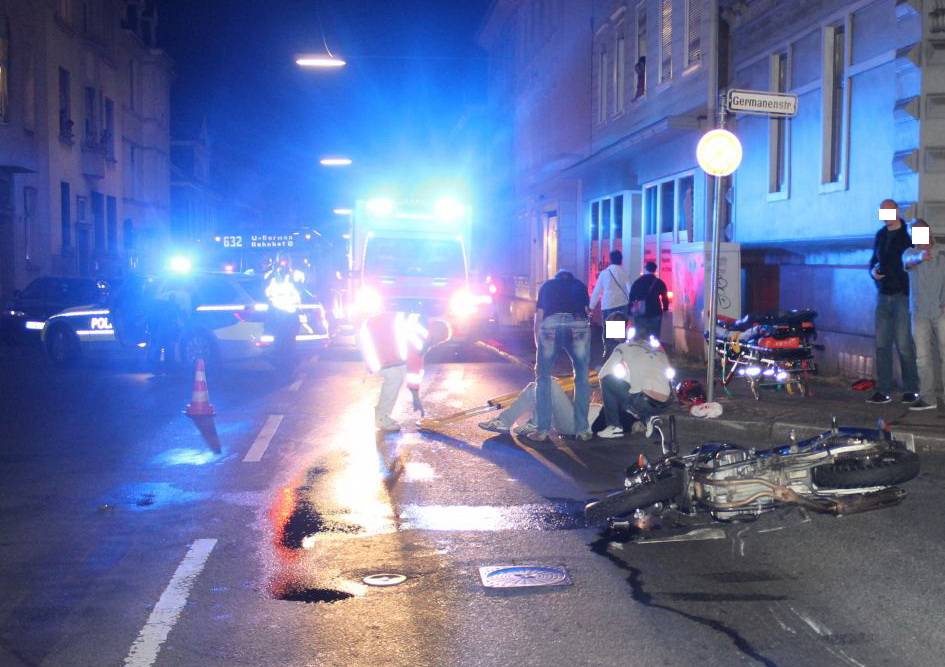  Die Kreuzung Westkotter Straße/Germanenstraße. 