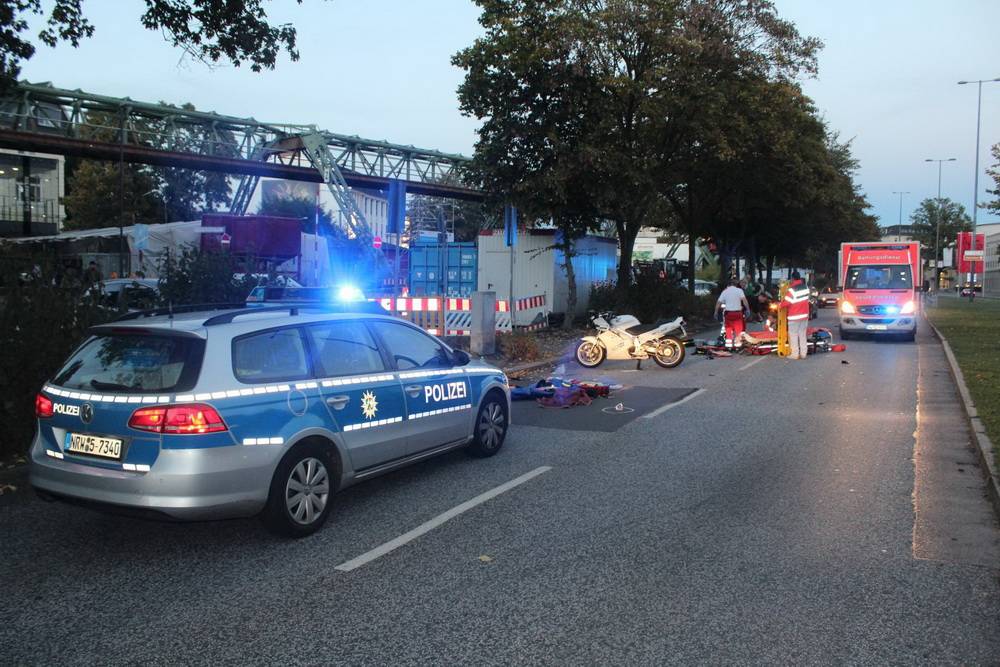  Die Rettungskräfte waren schnell vor Ort. 