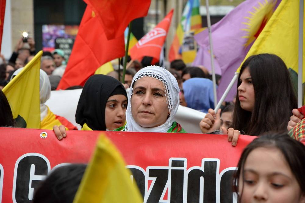 Kurden-Demo in Elberfeld