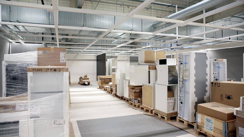 Auch die Küchenabteilung nimmt langsam Form...