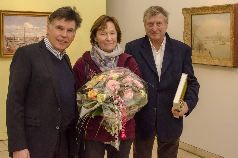  Dr. Gerhard Finckh mit dem Ehepaar Bodemann. 