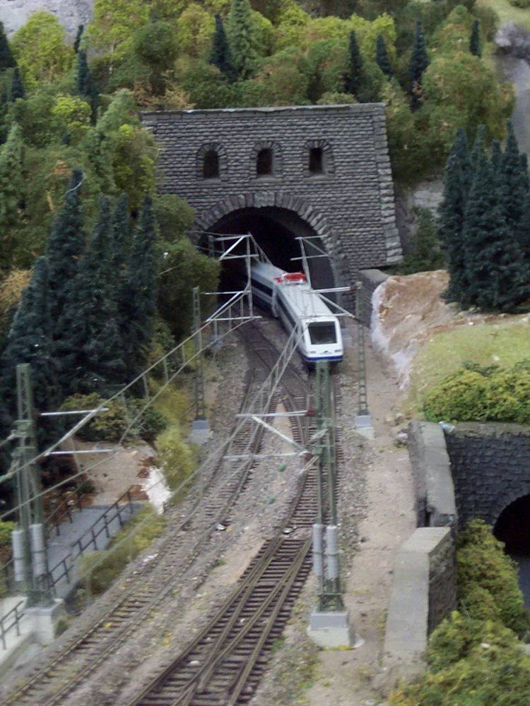  Blick in die Miniatur-Alpenwelt. 