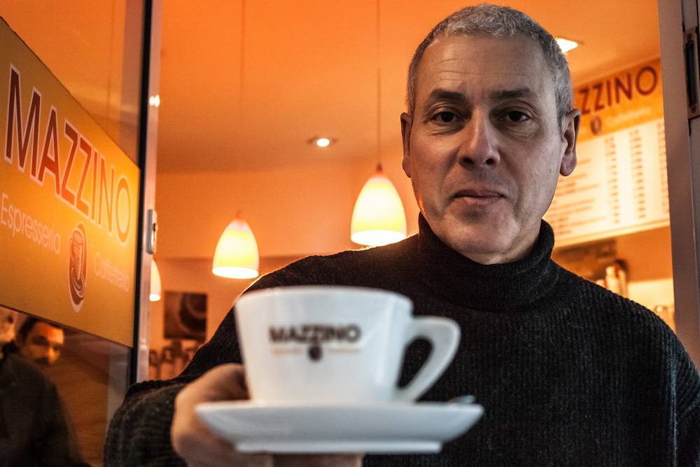  Mario Mazza hat ein Problem. 