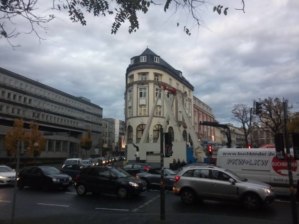  Einer der Brennpunkte: der ehemalige Kasinokreisel. 