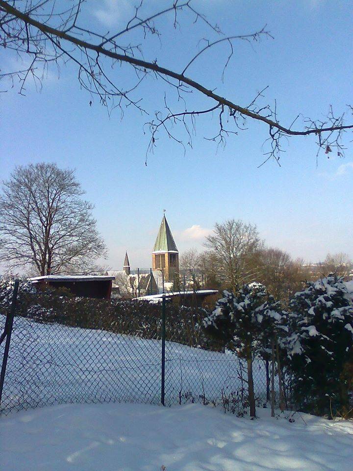  Blauer Himmel über Langerfeld. 