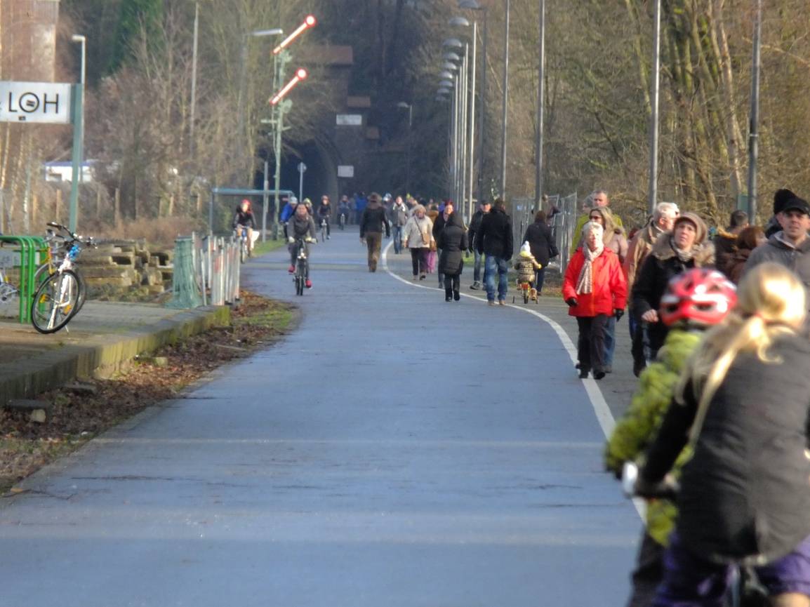  Vom Trassen-Bereich am Loh könnte es nach Auffasung der Grünen in Zukunft auch eine Verlängerung Richtung Hatzfeld geben.  
