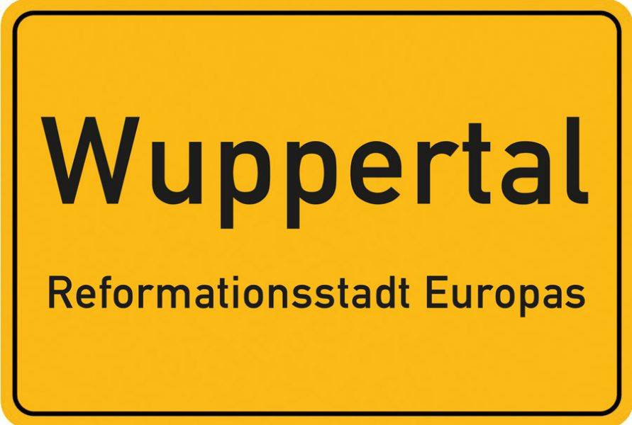 Wuppertal ist jetzt "Reformationsstadt Europas"
