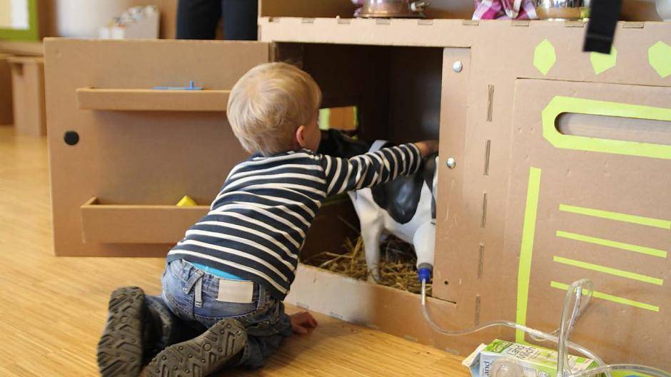 Und da ist die Kuh tatsächlich im...