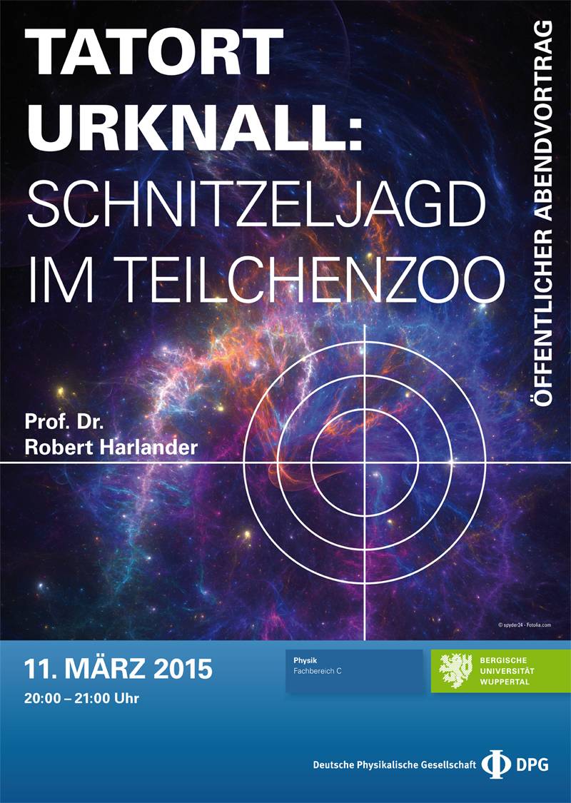  Der Vortrag am 11. März 2015 ist öffentlich. 