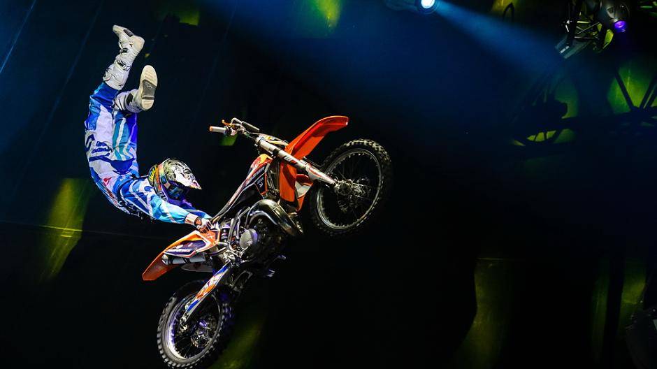 Motorrad-Artistik vom...