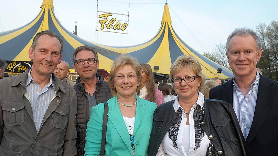 Hans-Peter Brause (li.) und Verstärkung mit Rundschau-Anzeigenleiter Stephan Sieper...