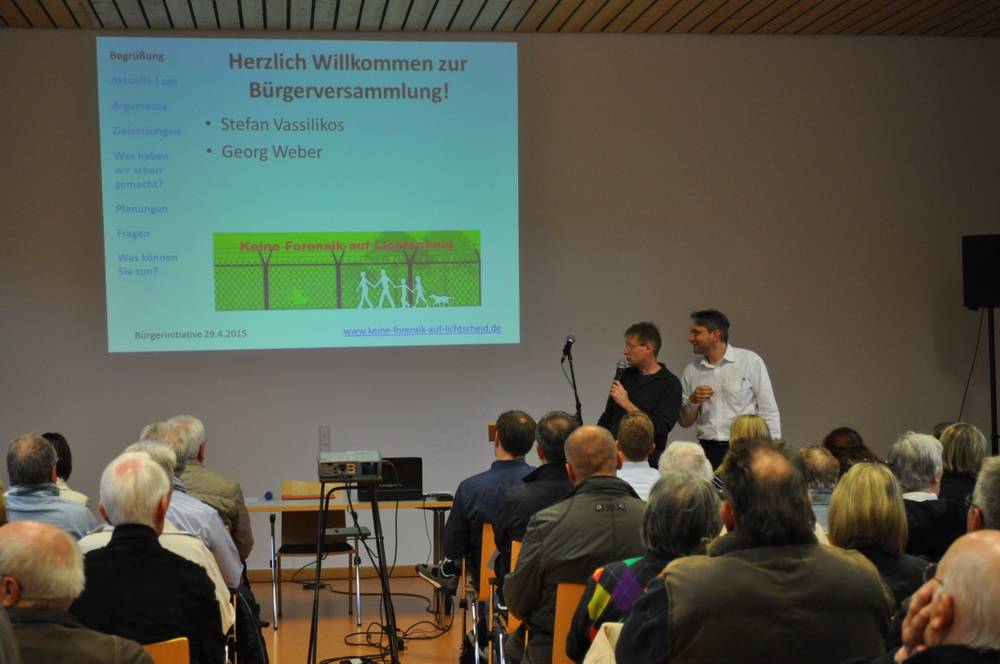  Stefan Vassilikos und Georg Weber informierten über die aktuelle Lage, die Ergebnisse der ersten Gespräche mit der Politik sowie über die weitere Planung. 