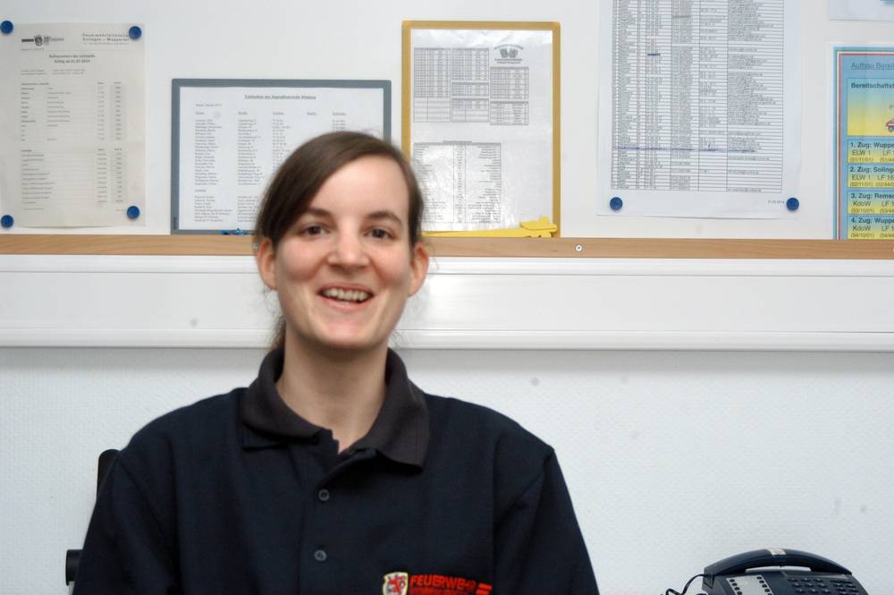  Mit Leib und Seele Feuerwehrfrau: Beatrice Schnell denkt nicht daran, ihr Engagement vorzeitig zu beenden. 