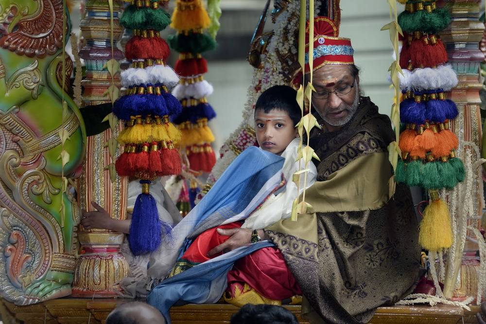  Es war ein äußerst farbenfrohes Fest. 