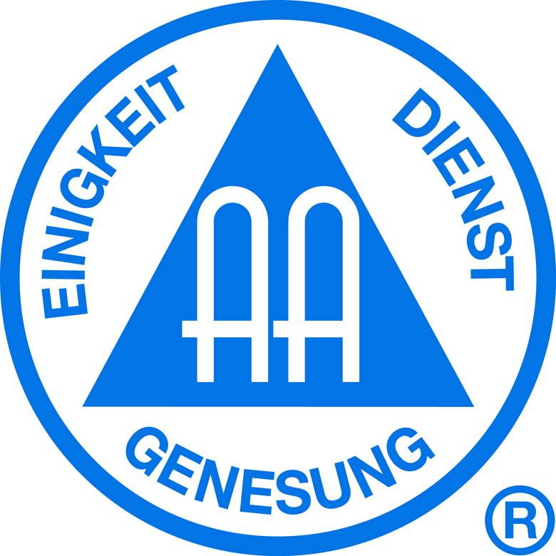  Das Logo der Anonymen Alkoholiker.Sie sind unter der Telefonnummer 0176 / 670 47 012 stets zu erreichen.  