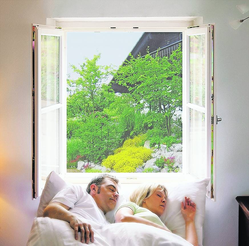  Endlich wieder bei geöffnetem Fenster ohne Niesanfall und Augenjucken durchschlafen — ein Pollenschutz macht’s möglich. 